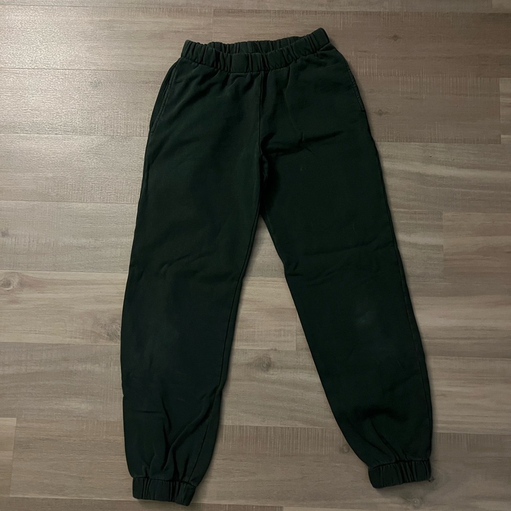 Brandy Melville Dark Green Sweatpants